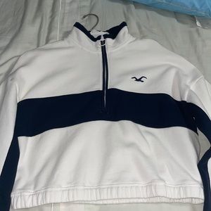 Blue and White Hollister Sweater.